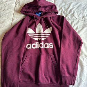 Adidas Burgundy Hoodie